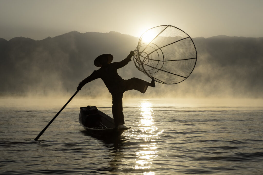 Le pêcheur du lac Inle